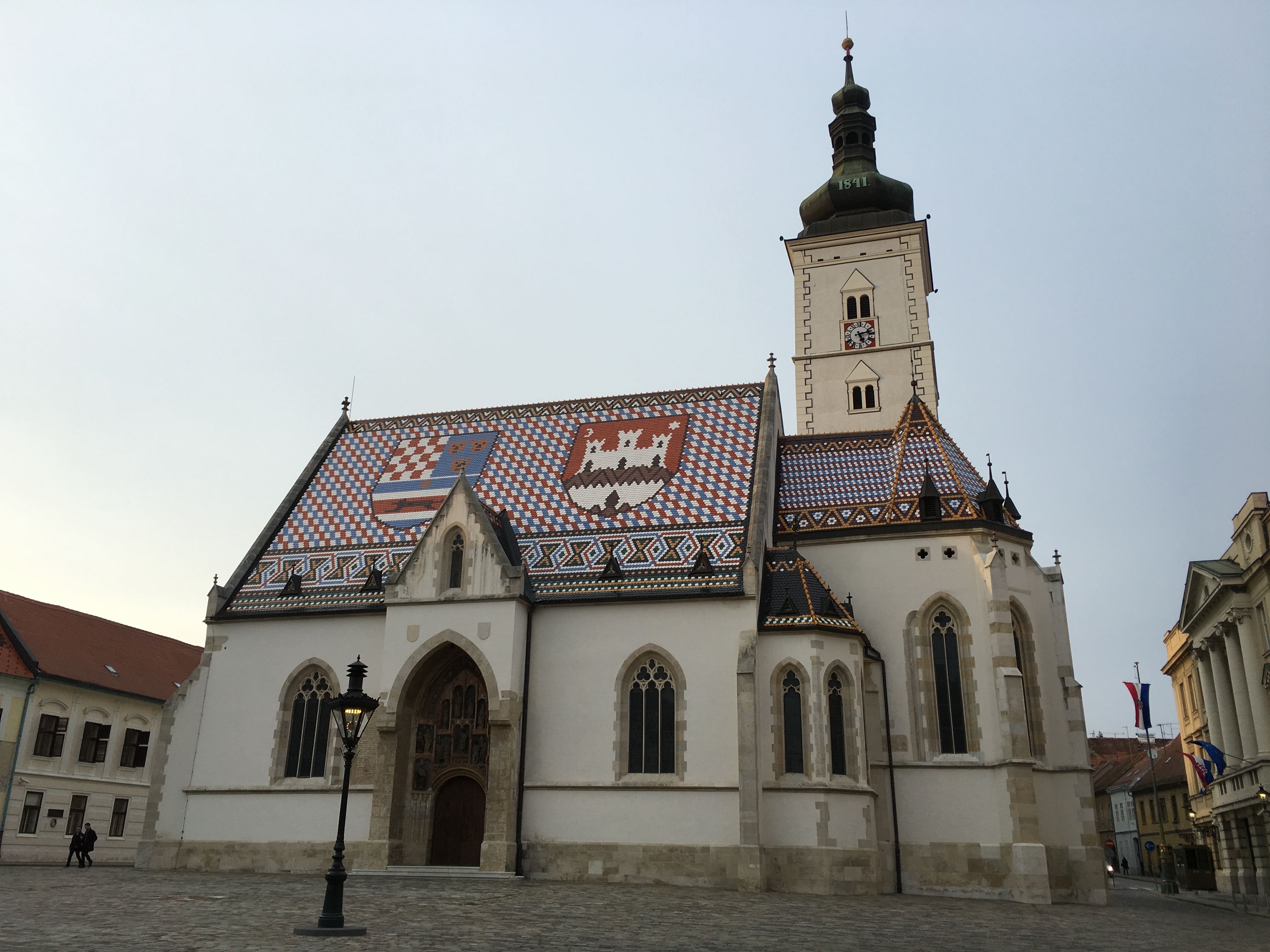 St. Mark’s church in the heart of the Upper Town (“Gornij grad”) in one of Zagreb’s oldest part