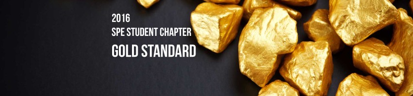 2016 SPE Student Chapter Gold Standard